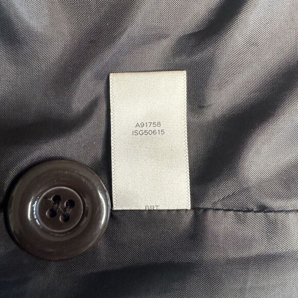 Susan Graver One Button Smart Ponte Knit Blazer Jacket Brown Work Casual Size S - Picture 4 of 9